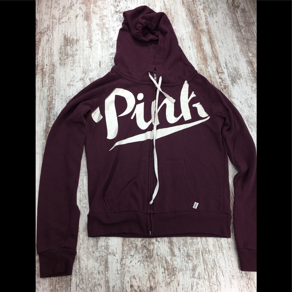 Victoria’s Secret PINK Full Zip Hooded Sweater